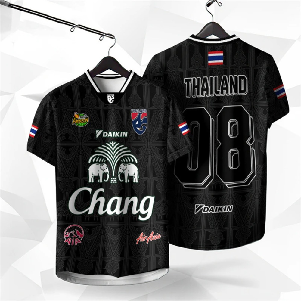 Thai Silk Blouse - Koszulka 3D Print Thailand Elephant Sport