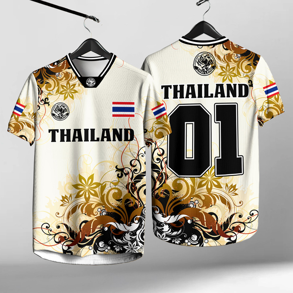 Thai Silk Blouse - Mężczyźni i kobiety słoń tajlandia 3D