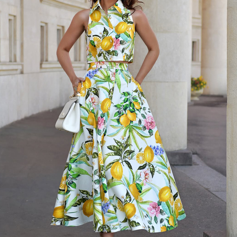 Ethnic Fashion Collection - Damski strój w stylu boho, dopasowany,