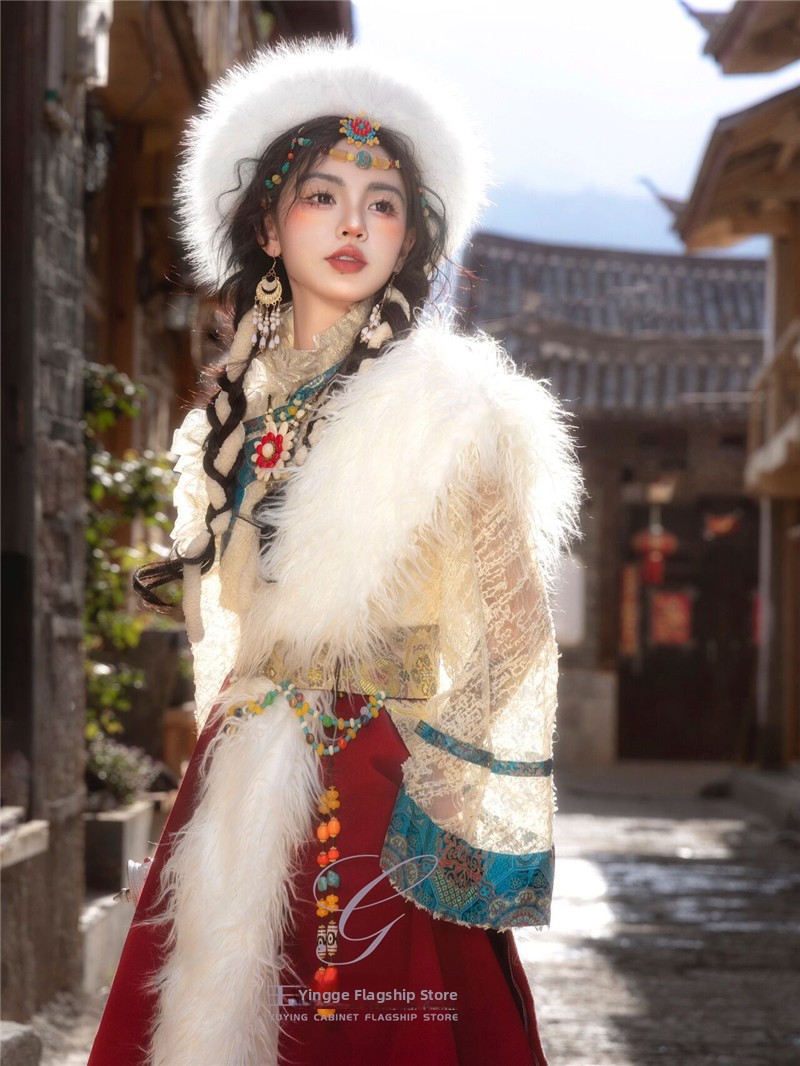 Tibetańskie etniczne ubrania d – Ethnic Fashion Photography recenzja i cena