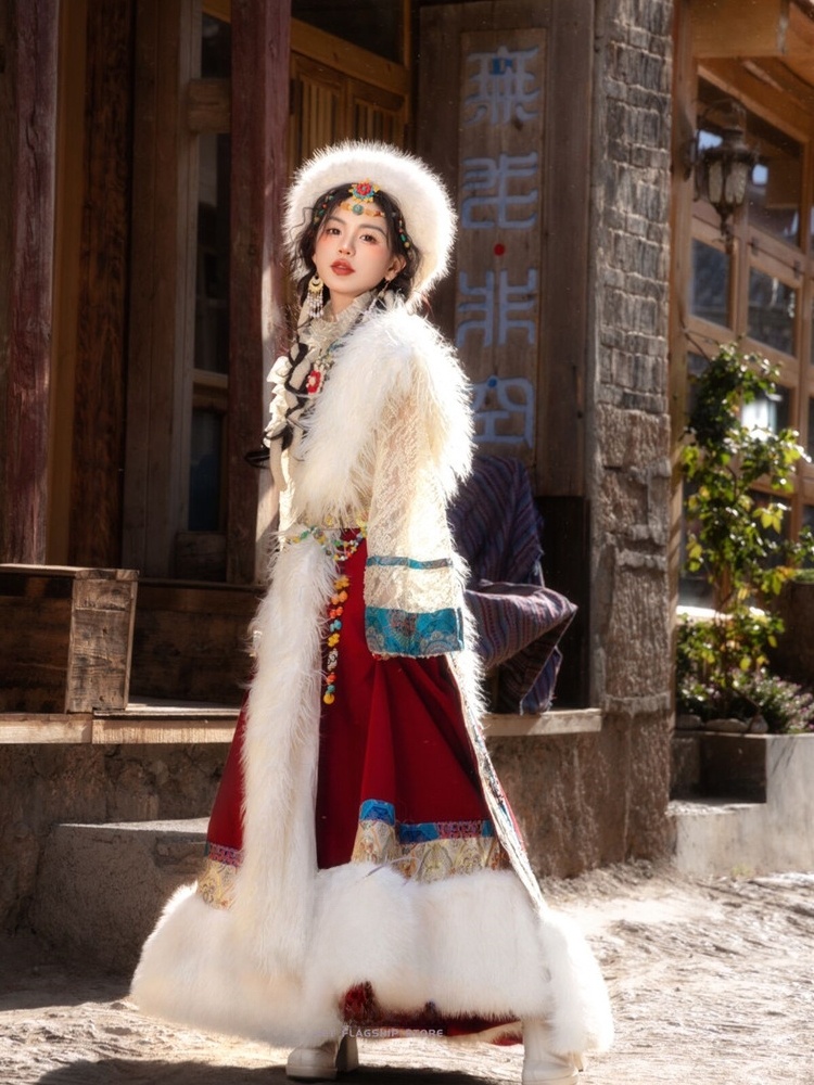 Tibetańskie etniczne ubrania d – Ethnic Fashion Photography recenzja i cena