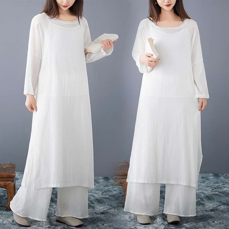 Luźna sukienka z bawełny i lnu – Ethnic Fashion Dress recenzja i cena