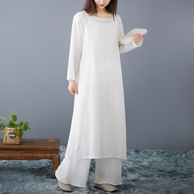 Luźna sukienka z bawełny i lnu – Ethnic Fashion Dress recenzja i cena