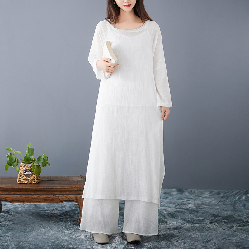 Luźna sukienka z bawełny i lnu – Ethnic Fashion Dress recenzja i cena