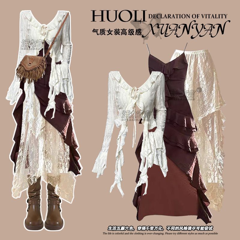 Jesienny Nowy Asymetryczny Top – Ethnic Fashion Dress recenzja i cena