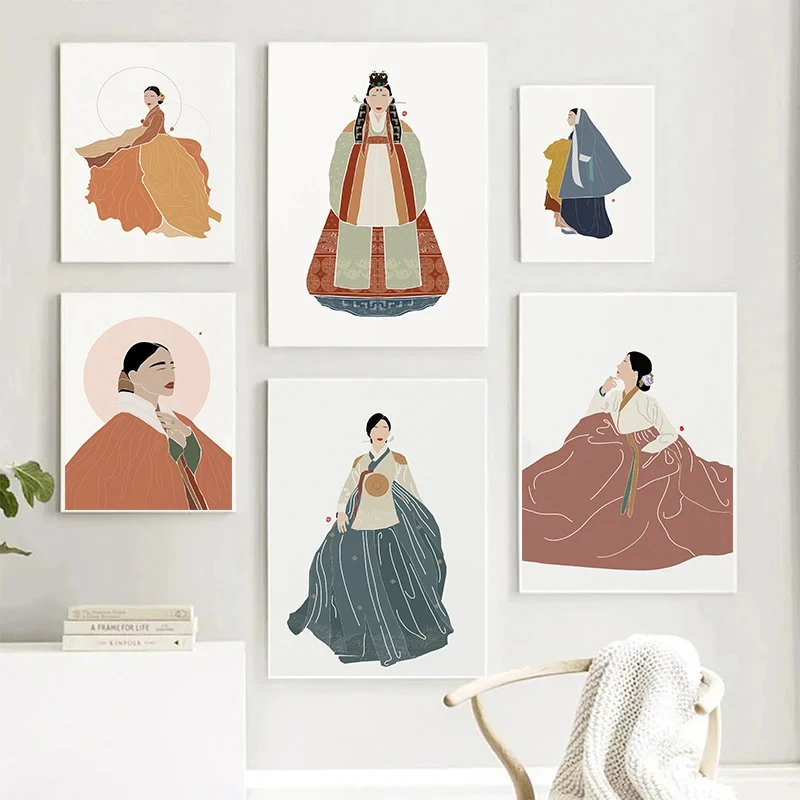 Plakaty i reprodukcje w stylu  – Hanbok Modern Set recenzja i cena