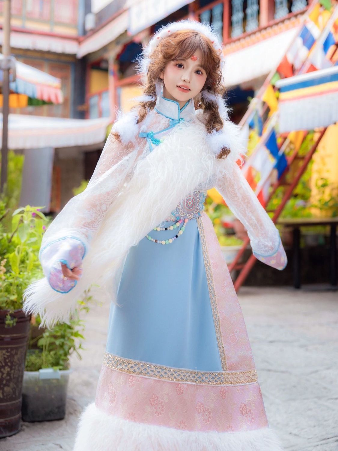 Kostium Tybetański Damski Nowy – Ethnic Fashion Photography recenzja i cena