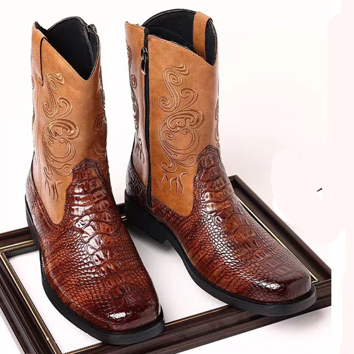 Modne, tłoczone męskie buty ko – Ethnic Fashion recenzja i cena