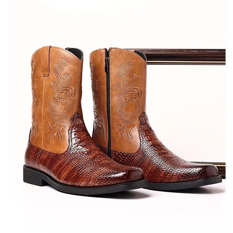 Modne, tłoczone męskie buty ko – Ethnic Fashion recenzja i cena