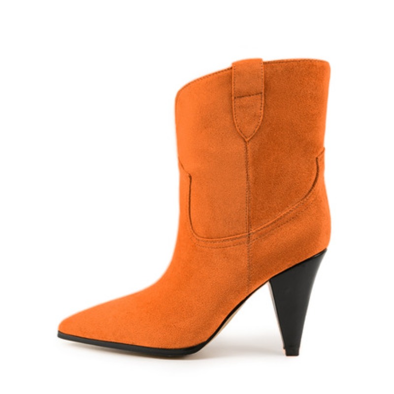 Dwukolorowe botki na szpilce,  – Ethnic Fashion recenzja i cena