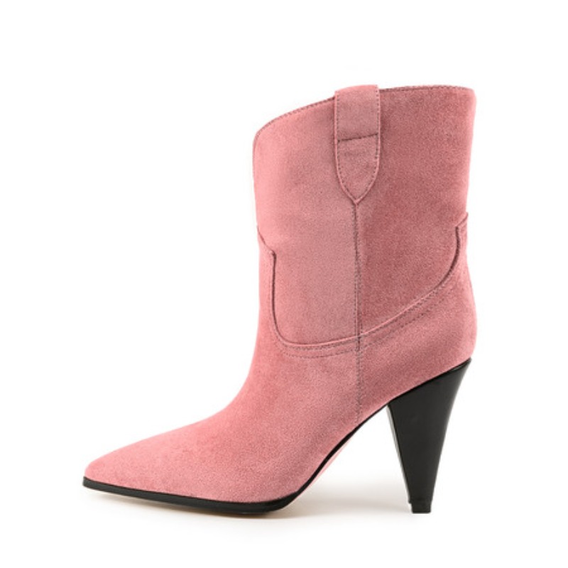 Dwukolorowe botki na szpilce,  – Ethnic Fashion recenzja i cena