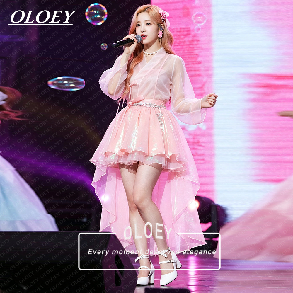 OLOEY Nowoczesny Różowy Krótki – Hanbok Modern Set recenzja i cena